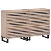 vidaXL Sideboard Bleached Wood Solid Mango Wood Medium Sideboard