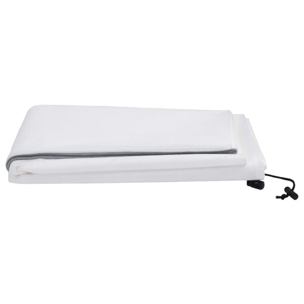 vidaXL Plant Fleece Cover White Non-woven fabric (100% polypropylene)