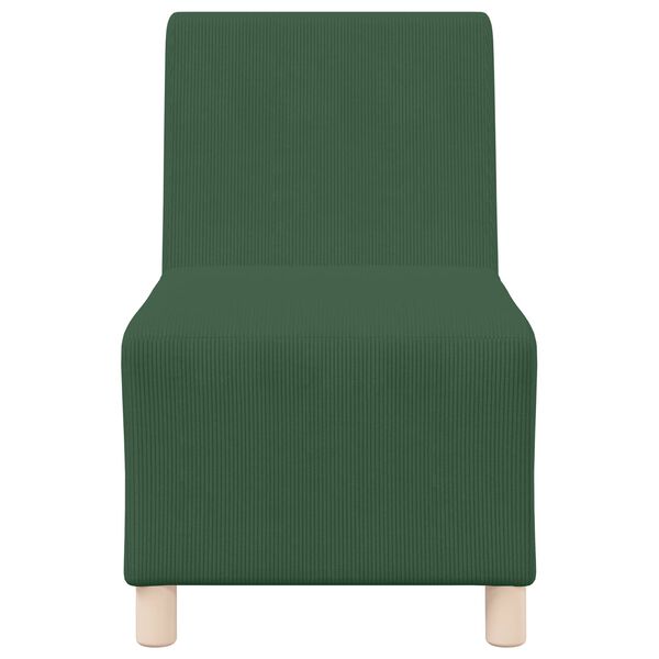 vidaXL Modular Sofa Unit Armless Jungle Green 21.65 x 29.13 x 32.28 in