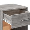 vidaXL Bedside Cabinet Grey Sonoma Engineered Wood Medium