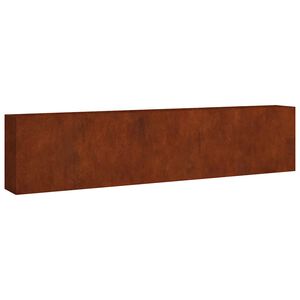 vidaXL Garden Raised Bed Rust Corten Steel Large Durable