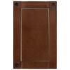 vidaXL Mirror Multicolor - Various Shades of Brown