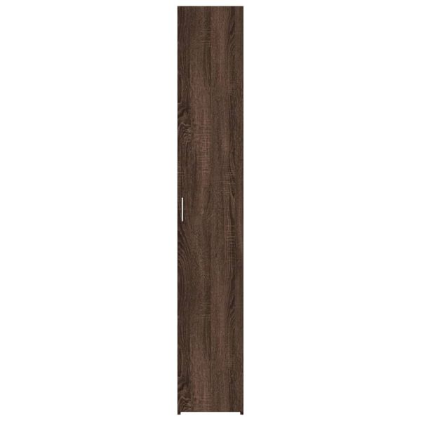 vidaXL Highboard Brown Oak 11.8"x16.7"x72.8" Engineered Wood