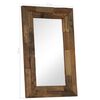 vidaXL Mirror Multicolor - Various Shades of Brown