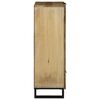 vidaXL Highboard with Drawer Brown 60 x 33 x 100 cm solid mango wood