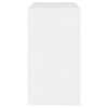 vidaXL Sideboard White 27.6"x16.1"x29.5" Engineered Wood