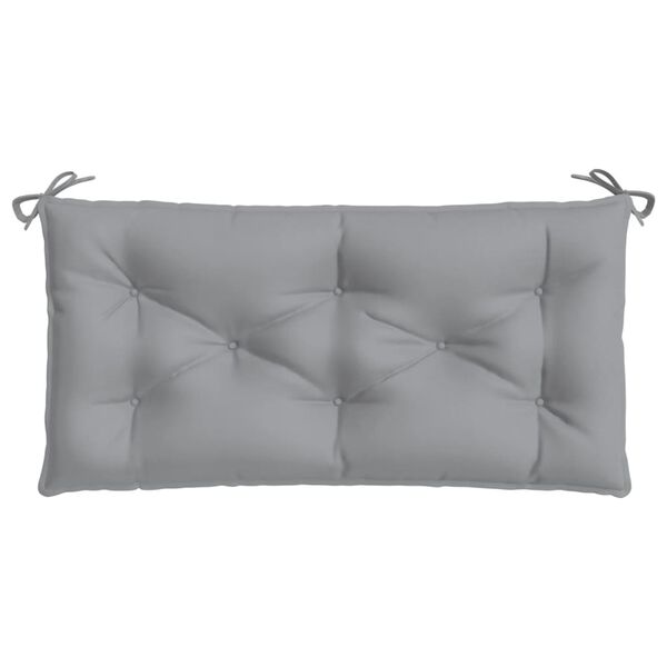 vidaXL Garden Bench Cushion Grey Oxford fabric (100% polyester)