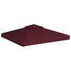 vidaXL Gazebo Top Cover Burgundy Polyester with PVC coating 10 x 10 feet