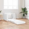 vidaXL Sofa Bed White 29.13 x 30.31 x 31.89 in Artificial Leather