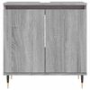 vidaXL Bathroom Cabinet Grey Sonoma Engineered Wood, Iron Medium