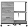 vidaXL Office Cabinet Grey sonoma 76 x 41 x 72 cm Engineered wood