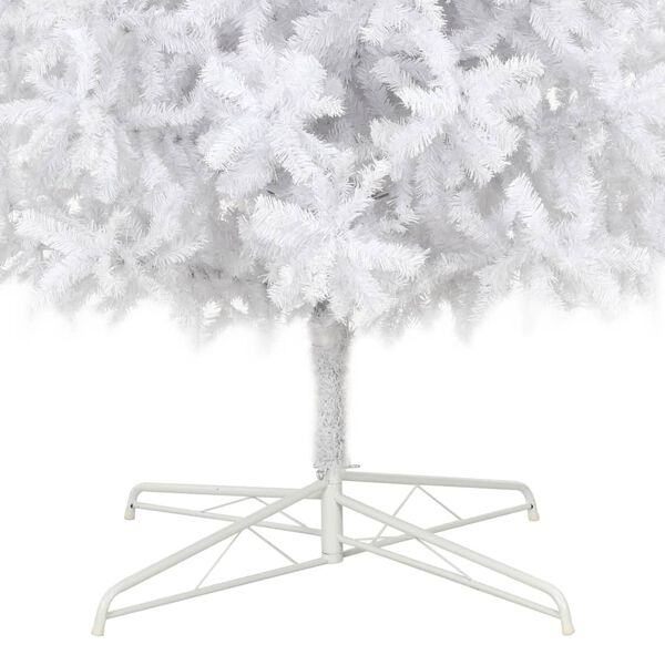 vidaXL Christmas Tree White PVC Extra Large Decorative Inlays
