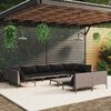 vidaXL Garden Lounge Set Dark Grey