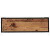 vidaXL Wall Shelf with Shelf Old Wood 25.59 x 7.87 x 23.62 in