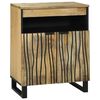 vidaXL Sideboard Brown 23.6" x 13" x 29.5" solid mango wood