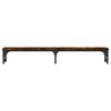vidaXL Monitor Stand Smoked Oak 41.3"x9.1"x6.1" Engineered Wood