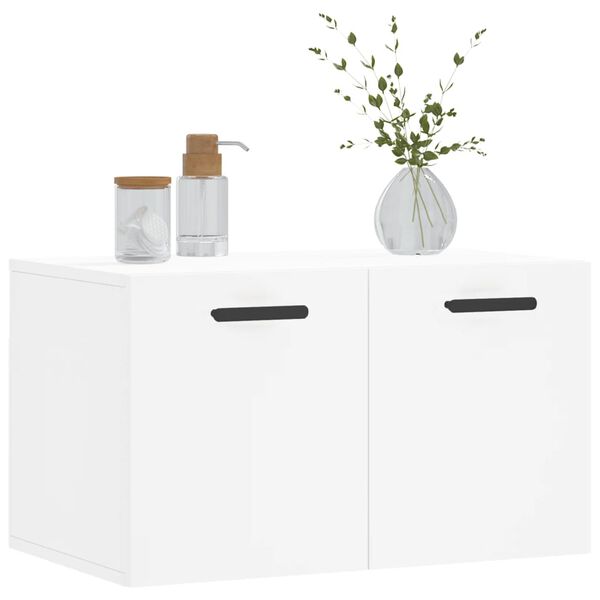 vidaXL Wall Cabinet White Engineered wood Medium Wall Cabinet