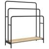vidaXL Cloth Rack Sonoma oak 90 x 30 x 100.5 cm Engineered wood