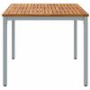 vidaXL Outdoor Tables Natural and grey 59.1" x 35.4" x 29.5