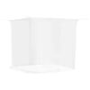 vidaXL Hanging Mosquito Net 156 Mesh White 86.6x39.4x59.1"