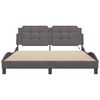 vidaXL Bed Frame Grey
