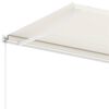 vidaXL Retractable Awning Cream