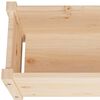 vidaXL Garden Planter Natural Wood Solid pinewood Medium