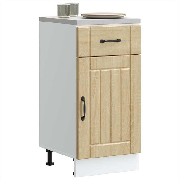 vidaXL Kitchen Base Cabinet Sonoma oak Engineered wood Medium