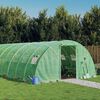 vidaXL Greenhouse Green Polyethylene (PE), galvanized steel 602.8 sq ft