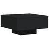 vidaXL Coffee Table Black Engineered Wood Medium Simple Coffee Table