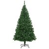 vidaXL Artificial Christmas Tree Green PVC, steel 70.9in