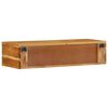 vidaXL Wall-mounted Tv Cabinet Natural wood Solid Acacia wood Medium