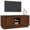 vidaXL TV Cabinet Brown Oak Engineered Wood Medium TV Cabinet