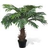 vidaXL Artificial Plant Green Plastic Medium Decorative Inlays