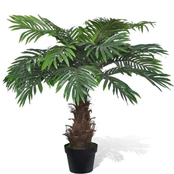 vidaXL Artificial Plant Green Plastic Medium Decorative Inlays