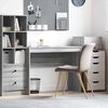 vidaXL Desk Other Grey sonoma 100 x 40 x 76 cm Engineered wood
