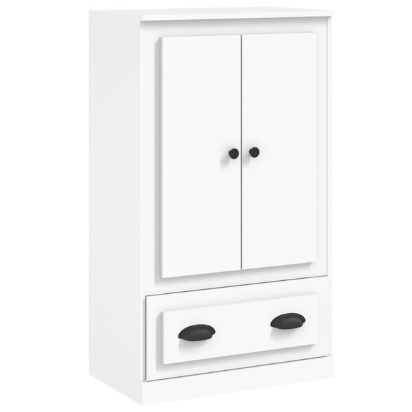 vidaXL Highboard White Engineered wood Tall Storage Highboard