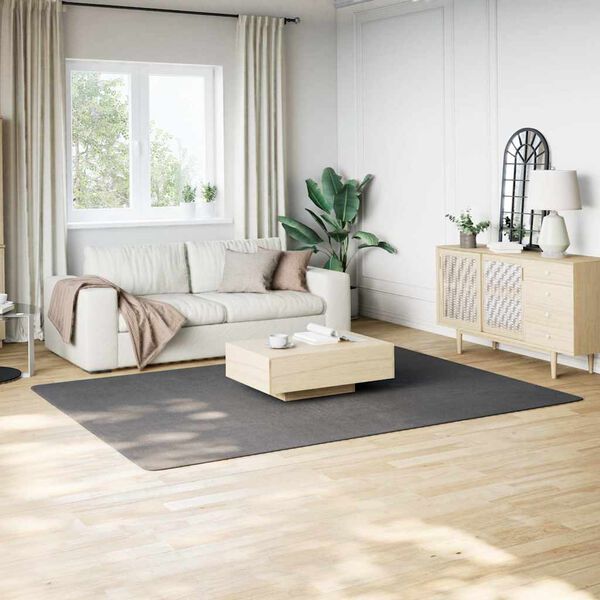 vidaXL Shaggy Rug Anthracite 100% Polyester Large Shag Rug Rectangular