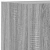 vidaXL TV Wall Cabinet Set of 2 Grey Sonoma Engineered wood Medium
