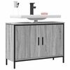 vidaXL Bathroom Sink Cabinet Grey sonoma Engineered wood