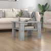 vidaXL Coffee Table Concrete Grey Engineered wood Small Coffee Table