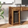 vidaXL Computer Tower Stand Old wood Engineered wood Medium