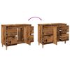 vidaXL Sink Cabinet Vintage wood Engineered wood Medium Sink Cabinet