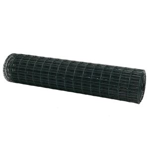 vidaXL Euro Fence Green 4.6'x 32.8'PVC-coated iron