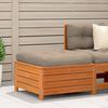 vidaXL Garden Footstool Wax brown Solid pine wood Medium Modular
