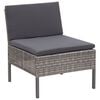 vidaXL Garden Lounge Set Grey