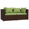 vidaXL Garden Lounge Set Brown