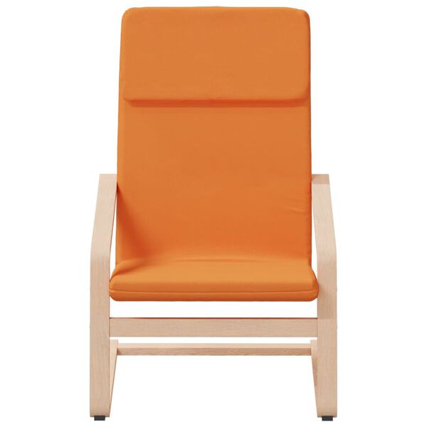 vidaXL Chill-Out Chair With Footstool Dark Yellow