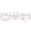 vidaXL Sofa Set Yellow Velvet (100% polyester), metal, textilene, plywood