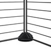 vidaXL Pet Cage Black Powder-coated steel Small Collapsible Pet Cage